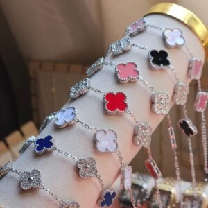 Pulseras Trebol Estilos Vac Cleef. Con Zirconias