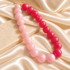 Collar chicle Bicolor - rosa