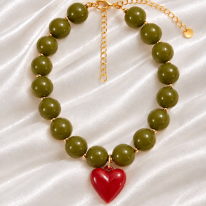 Collar Chicle Ejercito Verde