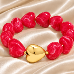 Pulsera Chicle Rosa Roja