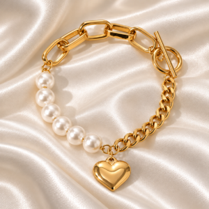 Pulsera perlas cielo