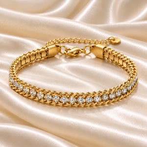 PULSERA VALE DIAMANTES BLANCA