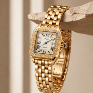 RELOJ CUADRADO GREALY CON BRILLOS