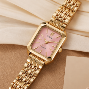 Reloj cuadrado Ximili -ROSA