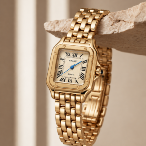 RELOJ CUADRADO GREALY SIN BRILLOS
